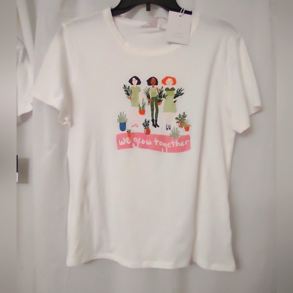 NWT Lauren Conrad Grow Together 100% soft T